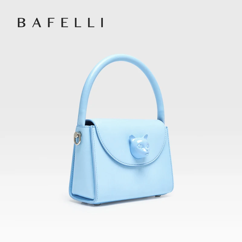 ORIGINAL BAFELLI BAG WOMEN‘S 2025 NEW SMALL LEATHER HANDBAGS LUXURY FASHION BRAND CROSSBODY CAT PURSE DESIGNER STYLE - Image 3
