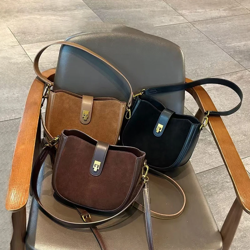 Women‘s Cowhide Genuine Leather Shoulder Bag Ladies Soft Cow Real Leather Handbag Female Fashion Luxury Design Crossbody Bags - Image 5